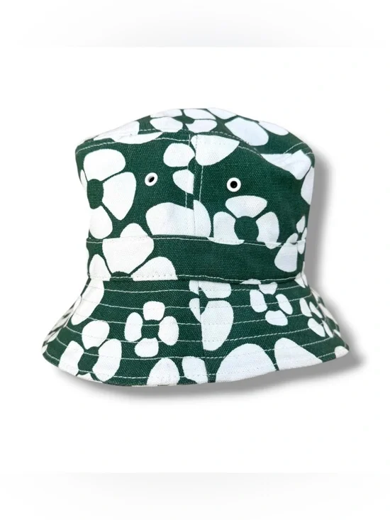 Marni x Carhartt WIP Floral Print Bucket Hat Green/White Size M-L - Picture 2 of 7